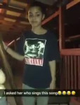 Girl With Nirvana Tshirt Cant Identify Nirvana Song.mp4