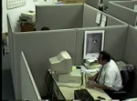 office man gets angry.webm