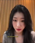 Chaeryeong reacted to fans Can I be your dogbabyrabbitpotatosneakers 😭.mp4