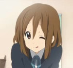 K-on Юи у зеркала.webm