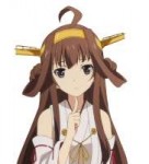 Kantai Collection Kongou Mega Cute Thinking Render.png