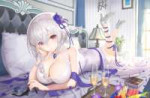 Konachan.com - 286915 ass azurlane bed bow breasts candy ch[...].jpg