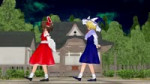 【MMD】霊夢と魔理沙で彗星ハネムーン.mp4